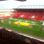LFC anfield pitch The Cheatles Beatles Band